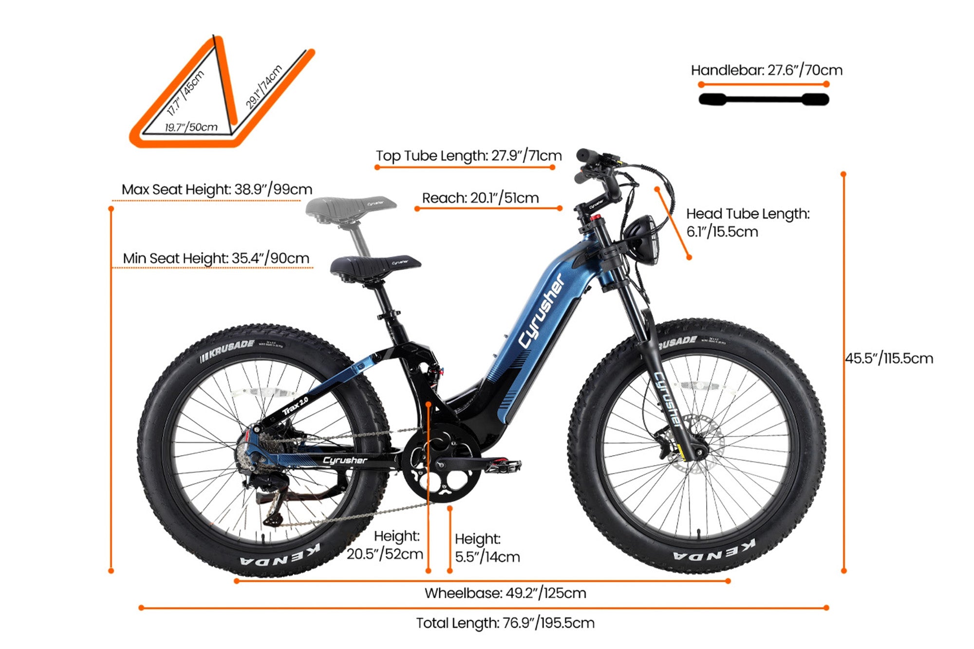 Trax 2.0 All-Terrain Electric Bike