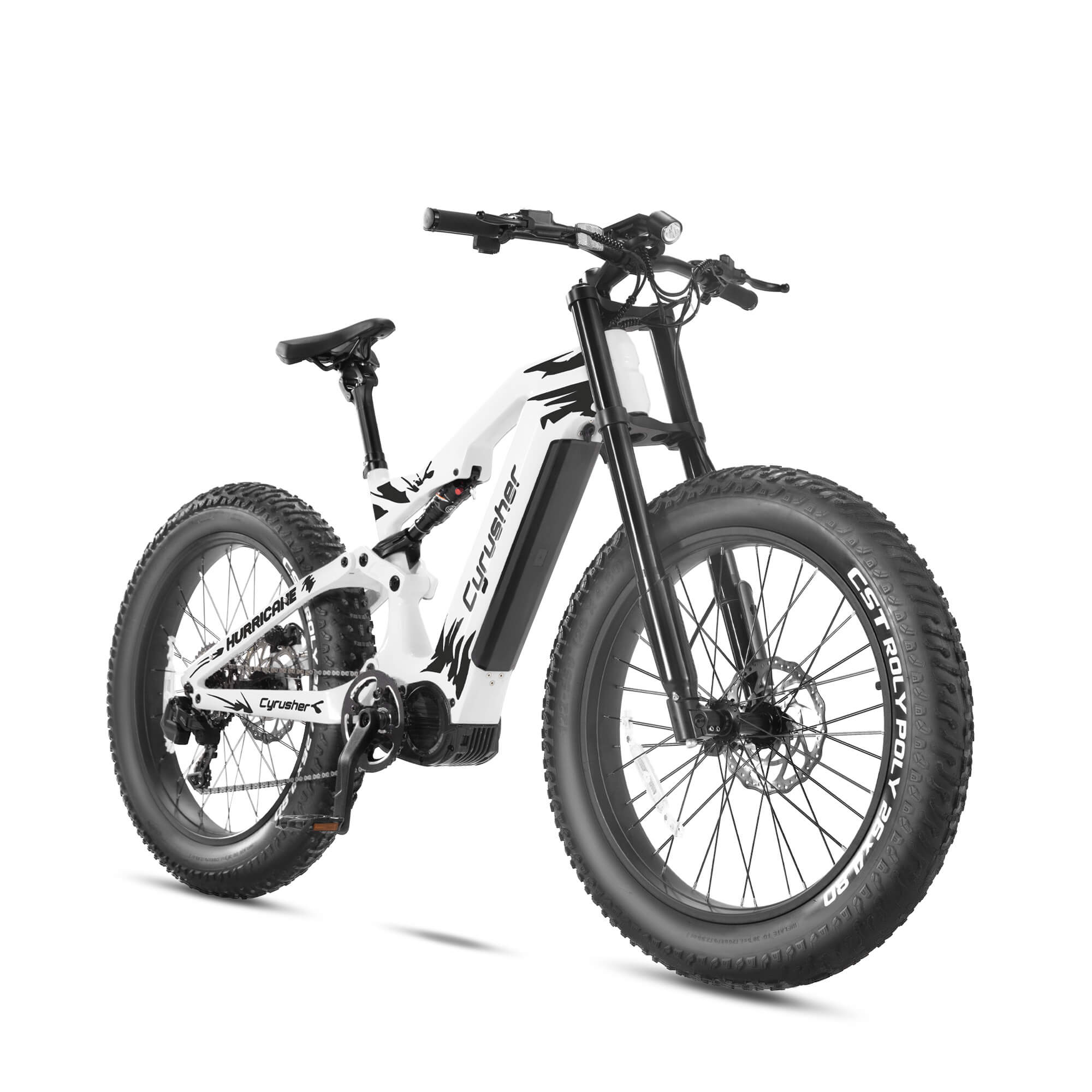 Cyrusher Hurricane-1000W Carbon Fiber Mid-Drive Ebike
