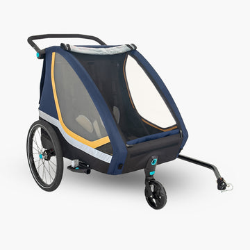 Double Seat Child Trailer